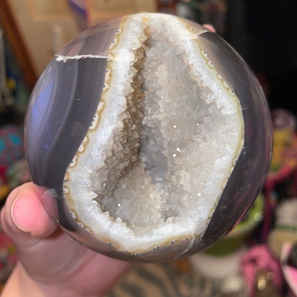 Agate druzy sphere - Picture 15 of 16